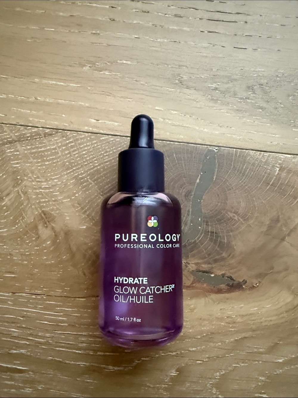 Pureology Hydrate Glow Catcher Oil - Purple Bottle